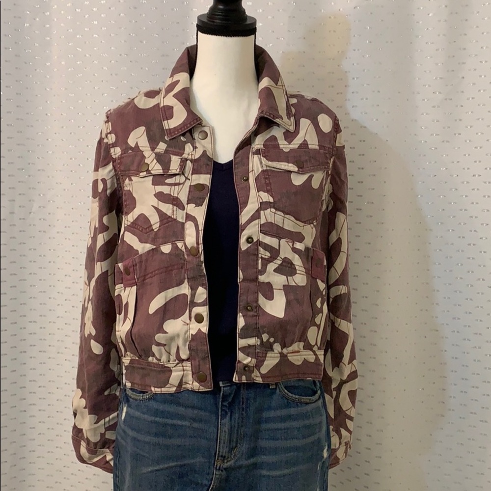 Anthropologie-Mags Utility Trucker Jacket NWT - Picture 2 of 9